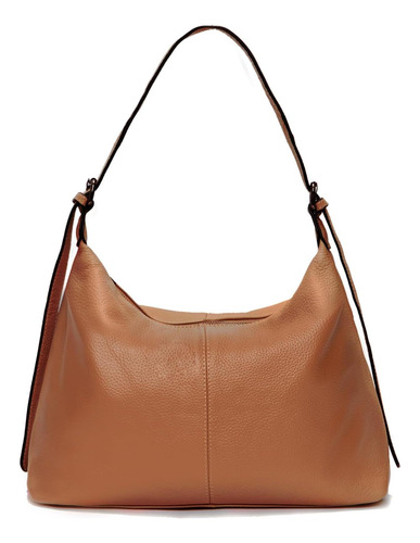 Bolsos De Cuero Genuino Para Mujer Bolso De Hombro Marrón