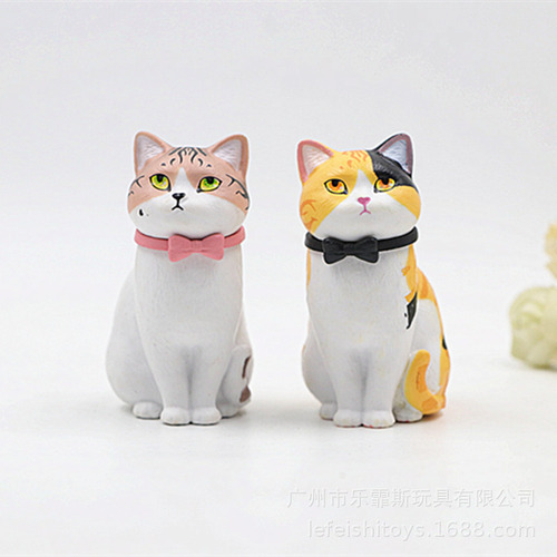 Adornos Para Mascotas Y Gatos, 6 Unidades, Modelo De Juguete