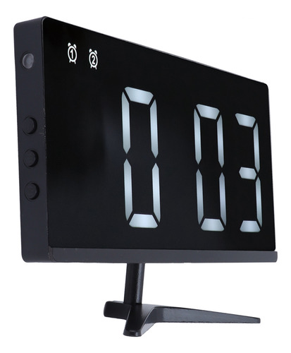 Despertador Con Pantalla Led Con Forma De Tv Sin Bordes