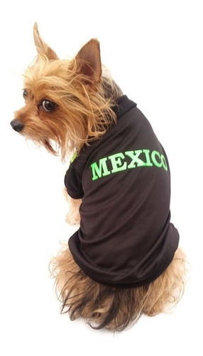 Playera Perro De México Negra Mundial Rusia 2018