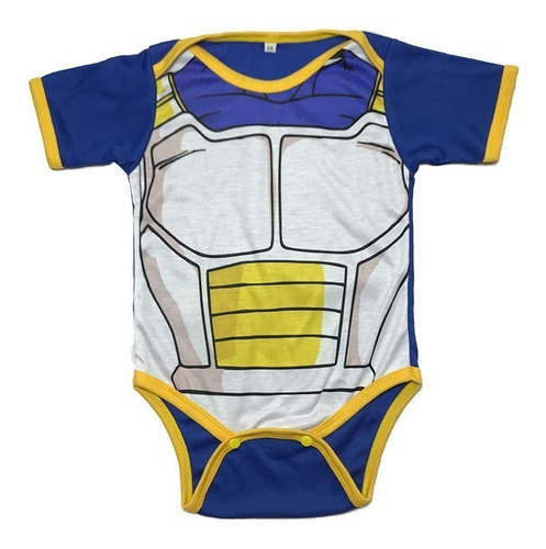 Bodie Body Mameluco Bebe Superheroes Vegeta Dragon Ball