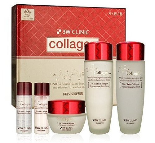 Kits - 3w Clinic Collagen Skin Care 3 Set : Softener(150ml),