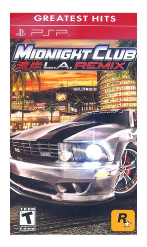 Jogo Midnight Club L A Remix Greatest Hits Psp Midia Fisica