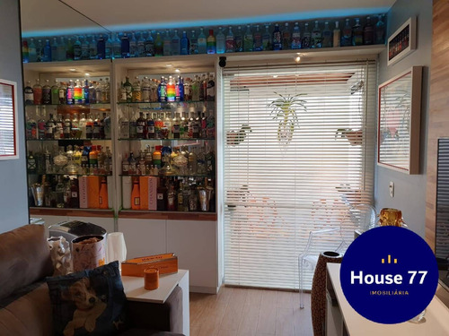 Imagem 1 de 15 de Apartamento A Venda Em Moema Com 1 Dormitório Mobiliado - 62030481 - 62030481
