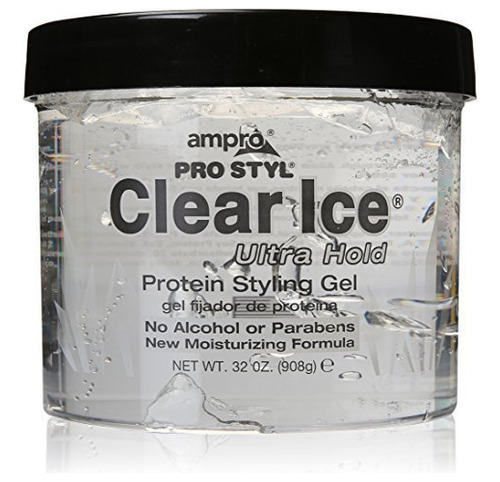 Ampro Pro Styl Clear Ice Protein Gel 32oz Por Ampro