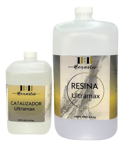 Resina Epóxica Altos Espesores Ultramax 3.55kg Color Transparente
