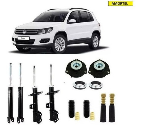 4 Amortecedores + Kit´s Bats. Tiguan Asti Ano 2009 Até 2014