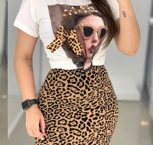 Falda y blusa para señora sale