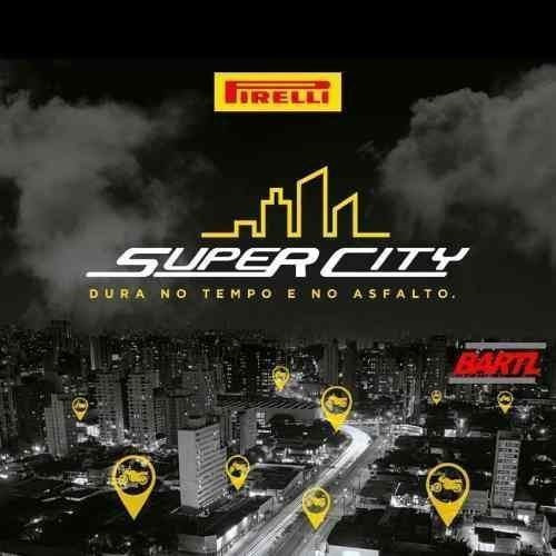 Combo De 2 Cubiertas 275-18 Y 90/90-18 Pirelli Super City