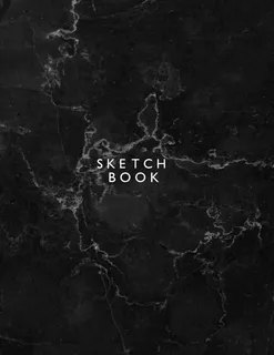 Libro: Sketchbook: Black Cover (8.5 X 11) Inches 110 Pages,