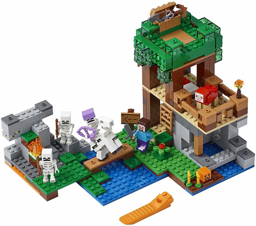 Lego Minecraft El Ataque Esqueleto Kit 21146 Edificio (457 P