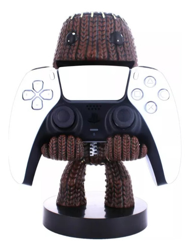 Cable Guys Playstation Sackboy Soporte Para Control/teléfono Color Chocolate
