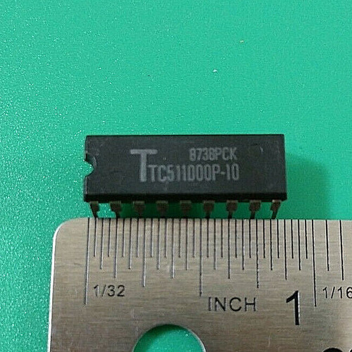 Toshiba Tc511000p-10 Integrated Circuit Pdip-18 Static/d Eeo