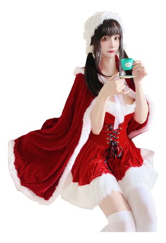 Cosplay Halloween Sexy Chal Reina Capa Disfraz De Navidad Cami