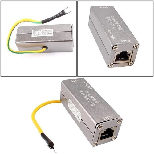 Filtro Protector Ethernet Rj45 Sobretensiones Pararrayos