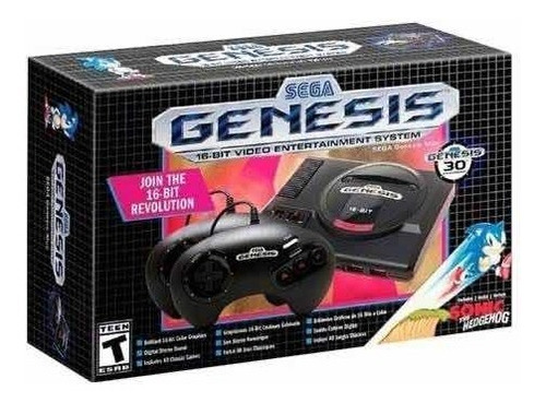 Sega Génesis Mini | Edición Negro | Usado