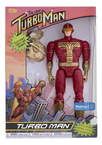 Figura De Acción Funko: Talking Turbo Man Con Accesorios 