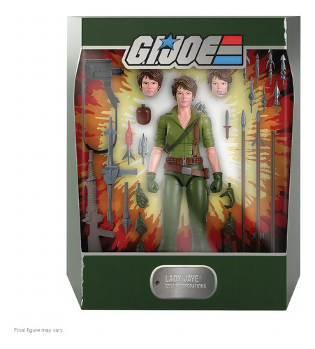 Figura Lady Jaye Covert Operations Ultimate - Gi Joe Super 7