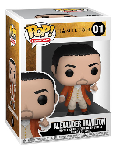 Figura De Acción Funko Pop  De Alexander Hamilton