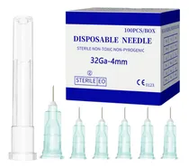 Comprar Aguja De Laboratorio Luer Lock De Calibre 32 Y 4 Mm, Paquete