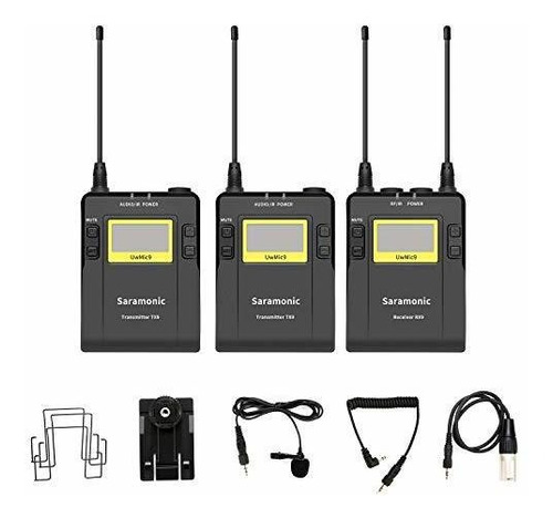 Uwmic 96 Channel Omnidirectional Uhf Wireless Lavalier Two