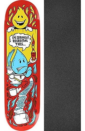 Skateboards Wet Willy Lamenta - Tabla De Skate (- 8.3 ''x 32