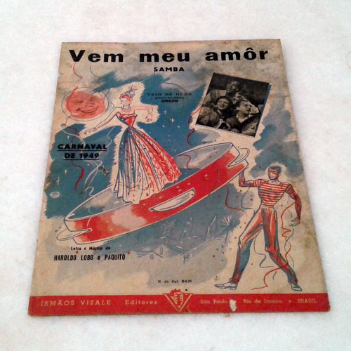 Imagem 1 de 3 de Partitura 1948 - Vem Meu Amor - Haroldo Lobo & Paquito