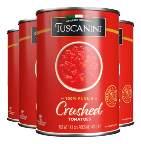 Tuscanini Tomates Triturados De 14.1 Oz (paquete De 4) | Tom