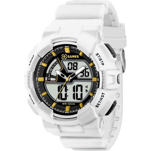 Relógio X-games Masculino Xmppa137 Bkbx Branco