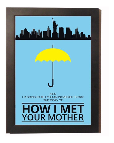 Poster Com Moldura How I Met Your Mother 4