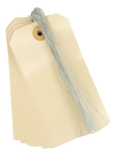 Etiquetas De Papel 100x Etiquetas De Regalo Con Alambre