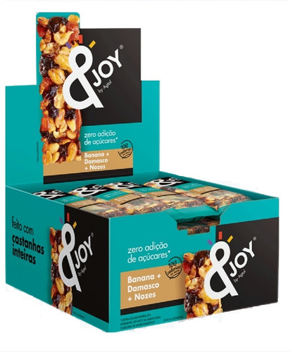 Mixed Nuts &joy Agtal Zero Açucar Banana,damasco,nozes12x25g