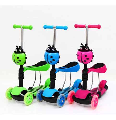 Patin Multifuncional 2 En 1 Para Niños, Catarina Hasta 75 Cm