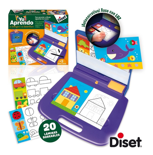 Imagen 2 de 2 de Yo Aprendo A Dibujar Juego De Mesa Educativo Juguete