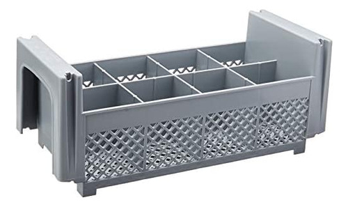 Cambro 8fbnhestante Para Cubiertos Con Compartimentos, Gris,