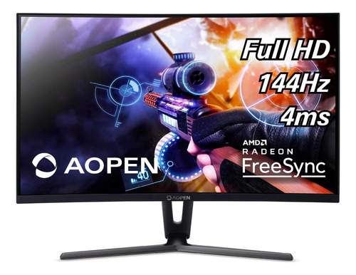 Monitor Aopen 27hc1r, 27 Pulgadas, Curvo 1800r, Full Hd, 144