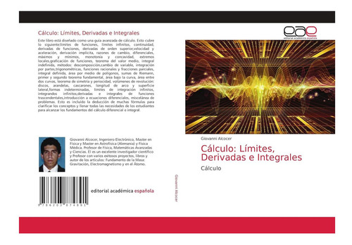 Libro: Cálculo: Límites, Derivadas E Integrales: Cálculo (sp