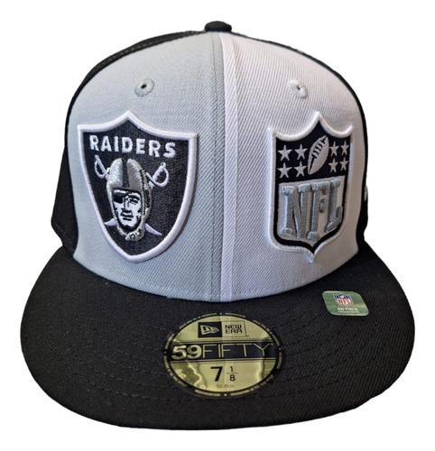 Gorra Cerrada N F L New Era Las Vegas Raiders Negro 59 Fifty