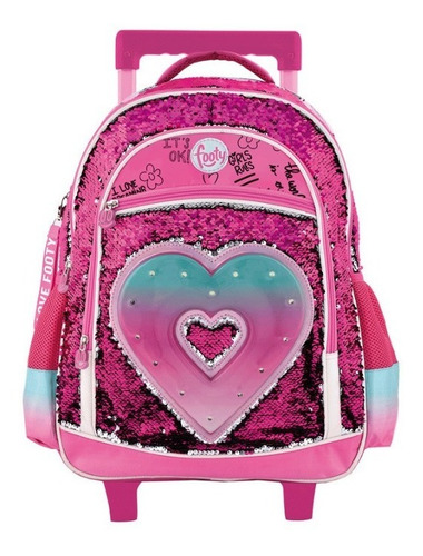 Mochila Carrito 18p Love Corazón Ct Plumitaa F1231