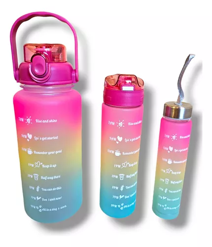 Las mejores ofertas en Rosa Botella de agua de plástico libre de BPA  botellas de Agua de Bicicletas