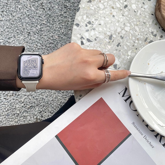 Loop De Couro De Alta Qualidade Para Iwatch 40mm 42mm Sports | Mercado Livre