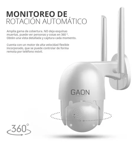 Monitor Para Bebe Camara De Seguridad Y Vigilancia Wifi Gaon Bullet