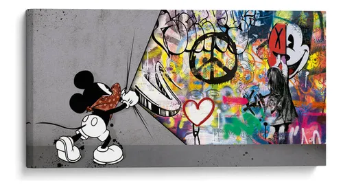 comprar Canvas Lab Cuadro Pop Art Mouse 40x20, David Aste