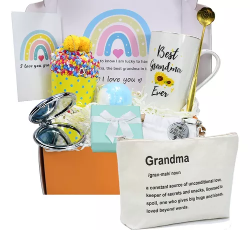 Caja de regalo para abuela, regalos de Navidad, ideas de regalo para  abuela, mejor abuela, día, cestas de regalo pensadas de nieto, nieta