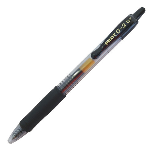 Boligrafo Pilot Gel Fino 0.7 Negro Retractil Grip G2 Pieza