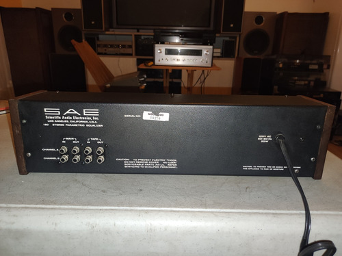 Ecualizador Stereo Paramétrico Sae 180 Excelente Made In Usa (Usado)