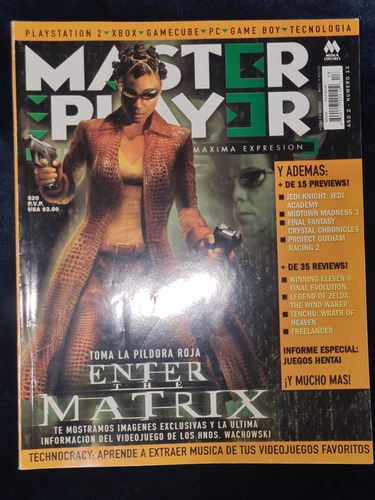 Revista Master Player Enter The Matrix Año 2 #13 2003 Envio