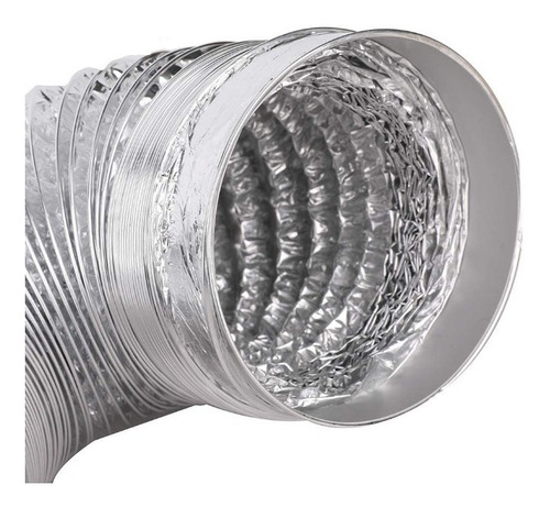 Imagen 2 de 3 de Ducto Secadora Y Aire Acondicionado 4 Pulgadas (aluminio)