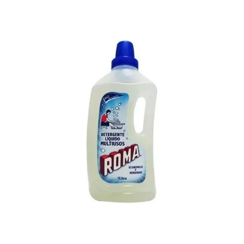 Jabón Detergente Líquido Roma Caja 6 Botellas De Lt C/u