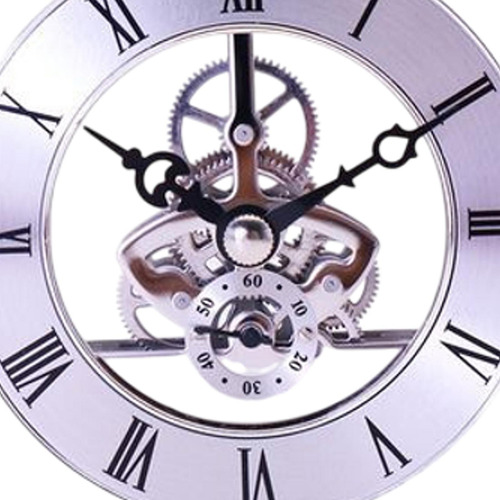 Inserto De Reloj Redondo Cabezal De Reloj Con Plata
